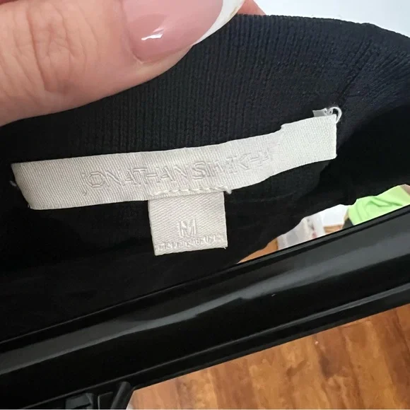 Jonathan Simkhai black bandage knit bodycon midi skirt Size Medium - Picture 5 of 6